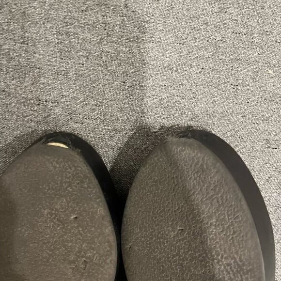 Vince Women's Black Marett Lizard-embossed Leather Slingback Sandals - Picture 4 of 5